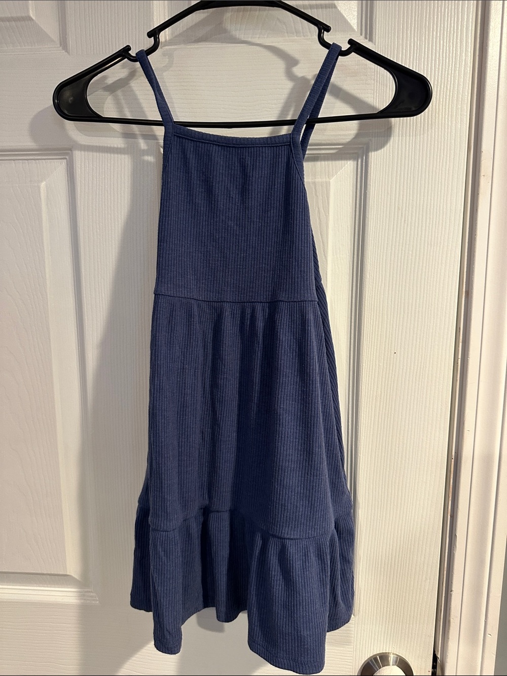 Old Navy Navy Blue Ribbed Tank Dress